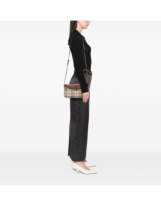 Pre-Loved by Azura Reborn - Pre-Loved Haymarket Check Coated Canvas Leah Crossbody