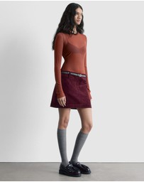 & Other Stories - Corduroy Mini Skirt