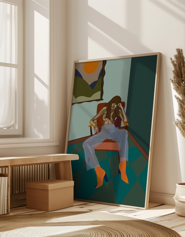 Olive et Oriel - KH Studio - Hester II by Karla Hyman Art Print