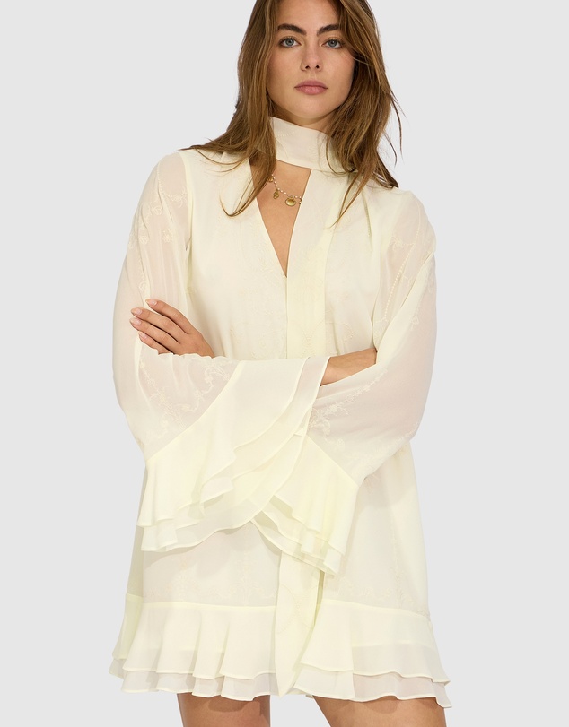 Belle & Bloom - Dream About Me Tie Neck Dress