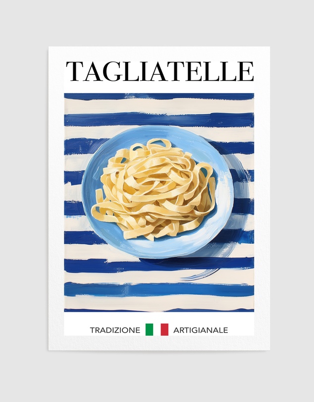 Olive et Oriel - Tagliatelle by Andreas Magnusson Art Print