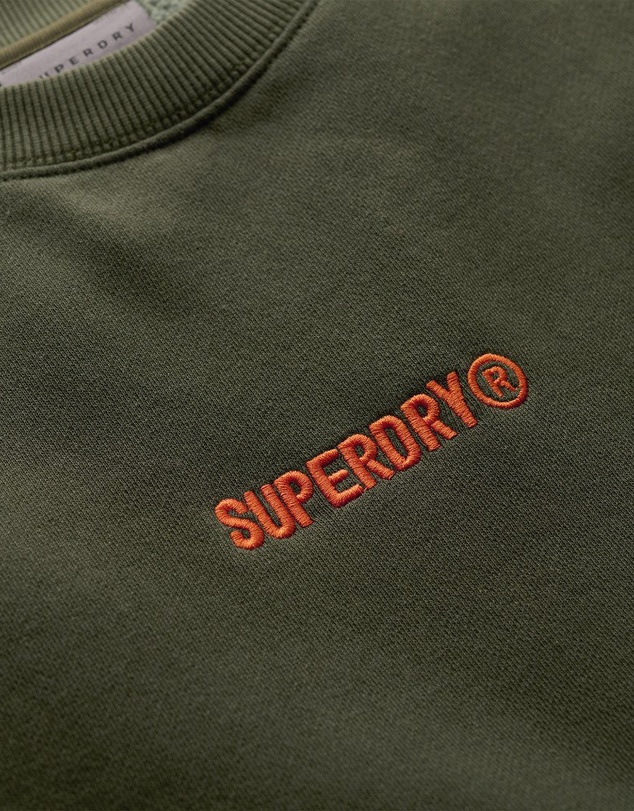 Superdry - Micro Logo Graphic Loose Crew