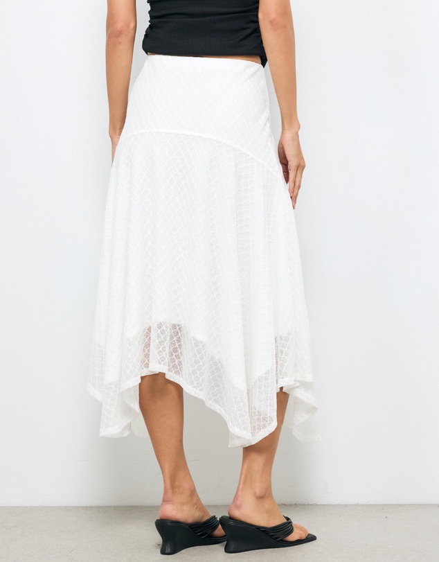 AERE - Handkerchief Hem Lace Skirt