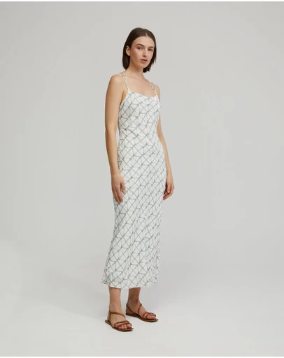Oxford - Monica Printed Slip Dress