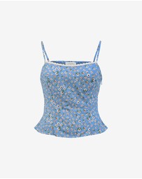 Forcast - Alisa Cami Floral Top