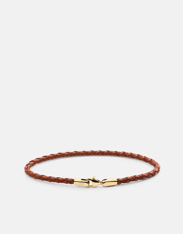 Daniel Wellington - Daniel Braided Leather Bracelet St Mawes 3.0mm G