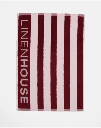 Linen House - Linen House Logo Stripe Tea Towel