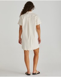 Sass - Vale Scalloped Denim Dress