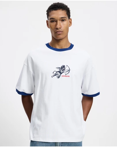 Worship - Cherub Oversized Ringer Tee