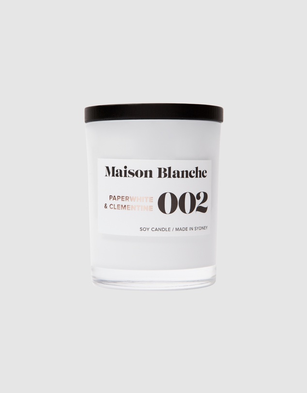 Maison Blanche - 002 Paperwhite & Clementine - Medium Candle