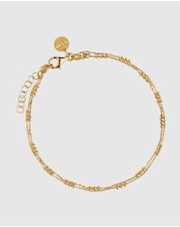 Najo - Halcyon Yellow Gold Anklet