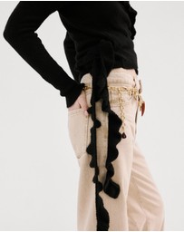 M.N.G - Ruffle Knit Cardigan