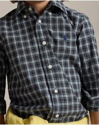 Polo Ralph Lauren - Plaid Cotton Poplin Shirt - ICONIC EXCLUSIVE - Kids