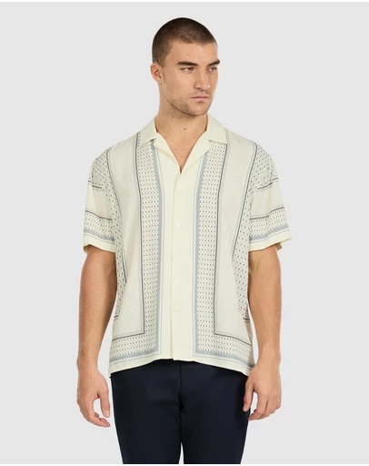 Tarocash - Nicco Viscose Geo Shirt