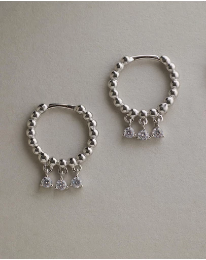Native Sol - Sage Diamond Earrings