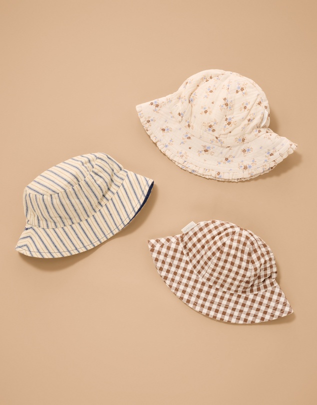 Purebaby - Ruffle Sunhat-Kids-Babies