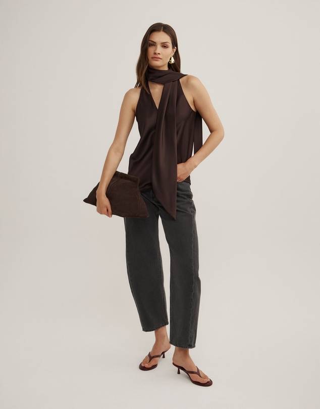 Witchery - V-neck Scarf Top