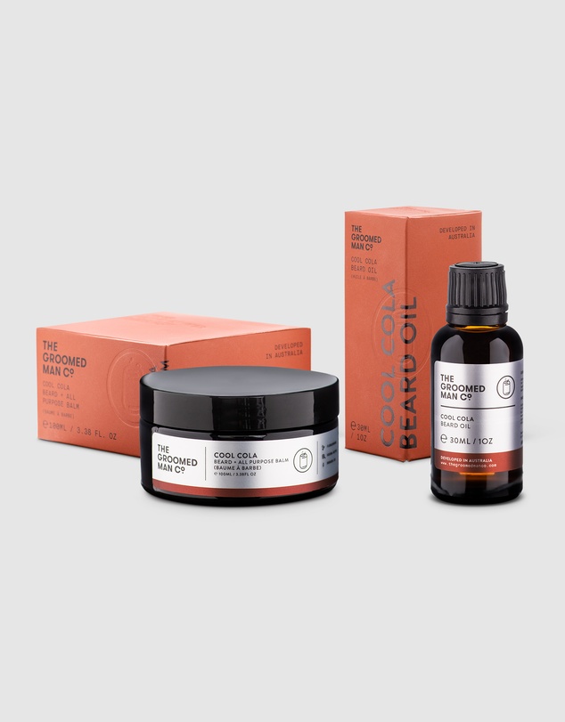 The Groomed Man Co - Cool Cola Beard Oil & Balm Duo Kit