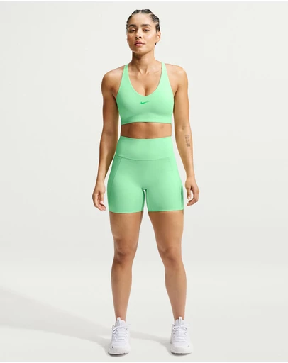 Nike - Universa High-Waisted 5in Biker Shorts with No Front Seam
