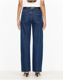 Dazie - Florence Mid Rise Straight Jeans