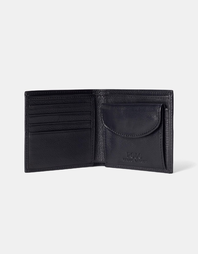 Polo Ralph Lauren - Pebbled Leather Billfold Coin Wallet