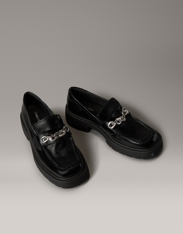 Calvin Klein - Leather Chunky Apron Toe Loafers