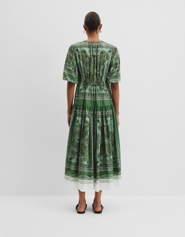 Country Road - Scarf Print Maxi Dress