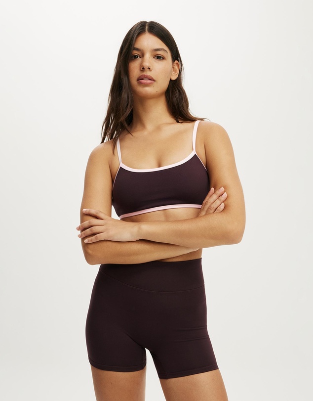 Cotton On Body Active - Ultra Soft Double Strap Back Crop