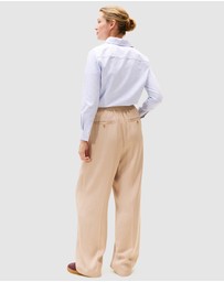 Tommy Hilfiger - Vis Twill Pull On Wide Leg Pants