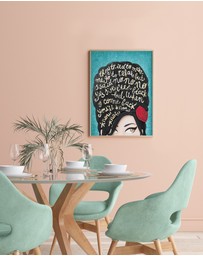Olive et Oriel - Amy Winehouse Rehab Art Print