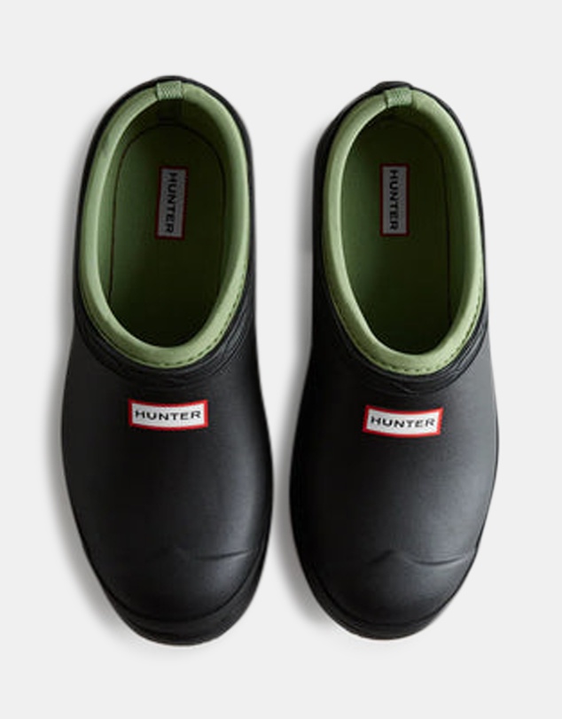 Hunter - Women's Gardener Neoprene Lined Clog Black