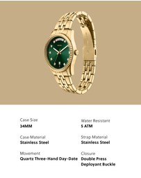 Fossil - Scarlette Gold Tone Analogue Watch