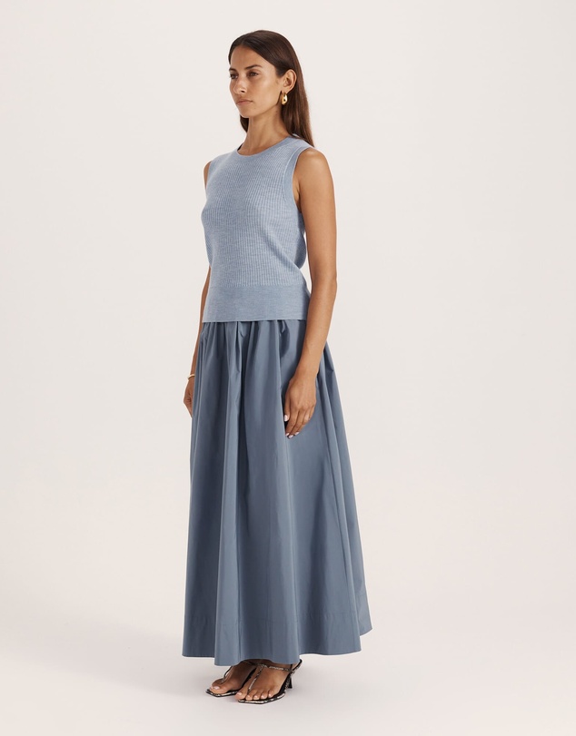 SABA - Franka Merino Wool Ribbed Tank
