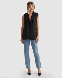 Decjuba - Paige Linen Blend Vest