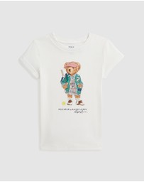 Polo Ralph Lauren - Polo Bear Cotton Jersey Tee - ICONIC EXCLUSIVE - Babies-Kids