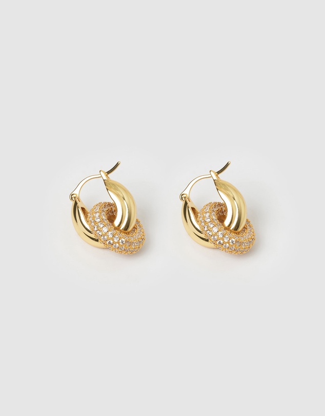 Izoa - Sofia Huggie Earrings