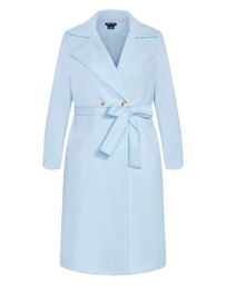 City Chic - Riley Row Belted Coat