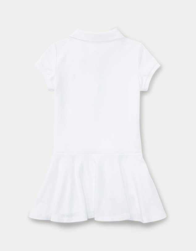 Polo Ralph Lauren - Stretch Mesh Polo Dress - ICONIC EXCLUISVE - Kids