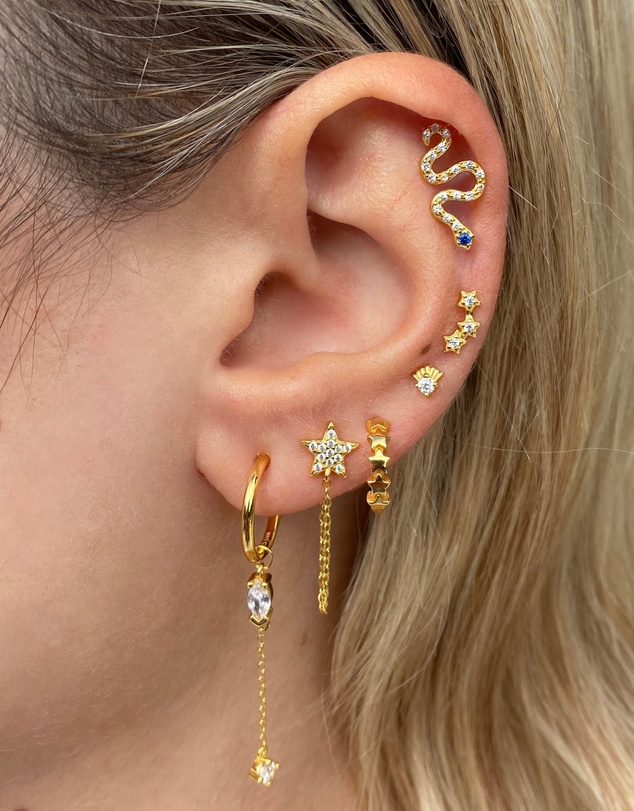 Izoa - Anika Hoop Earrings