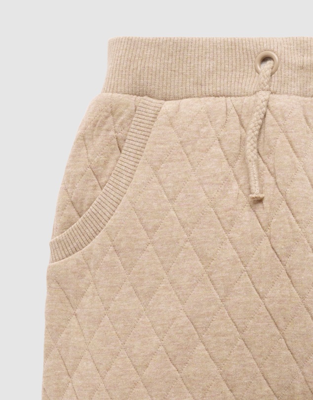 Purebaby - Quilted Track Pants -Kids-Babies