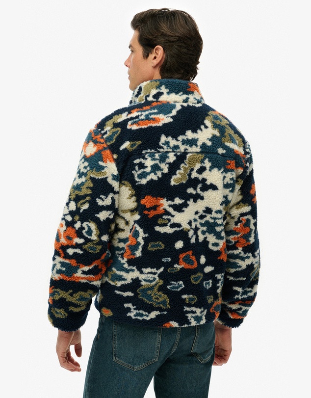 Superdry - Printed Fleece Zip Thru