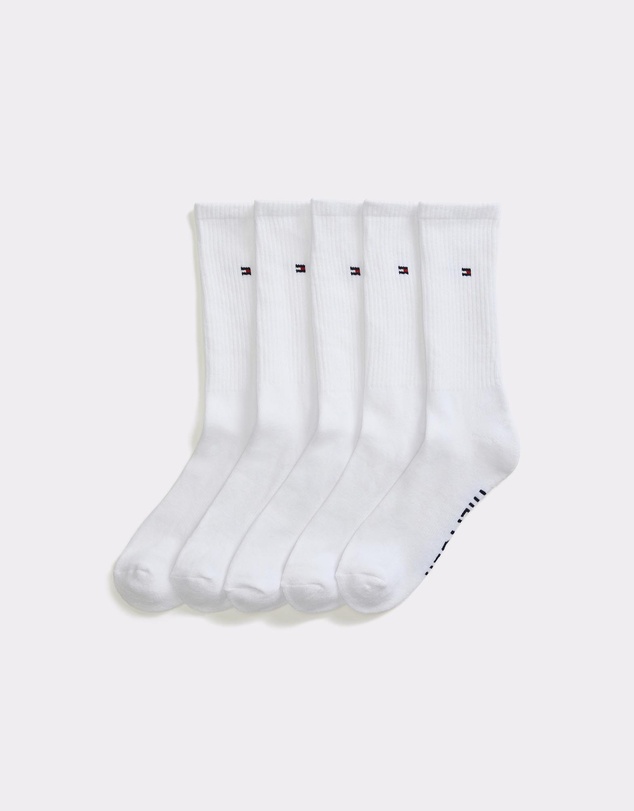 Tommy Hilfiger - 5-Pack Athletic Crew Socks