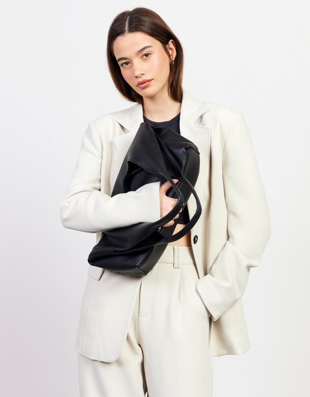 SABEN - Kip Shoulder Bag Black Lightly Milled