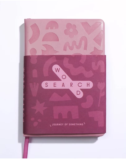 Journey Of Something - Word Search - Pink Abstract