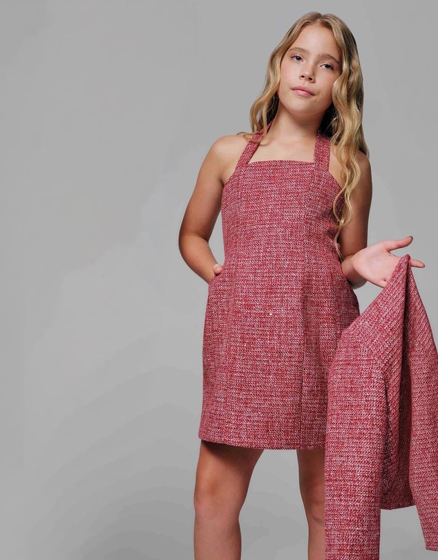 Bardot Junior - Lana Boucle Dress - Kids-Teens