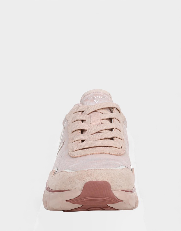 Vionic - Presley Lace-Up Sneaker - Cameo Rose