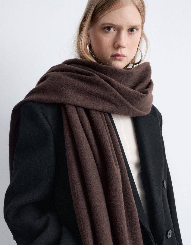 & Other Stories - Fringed Wool Blanket Scarf