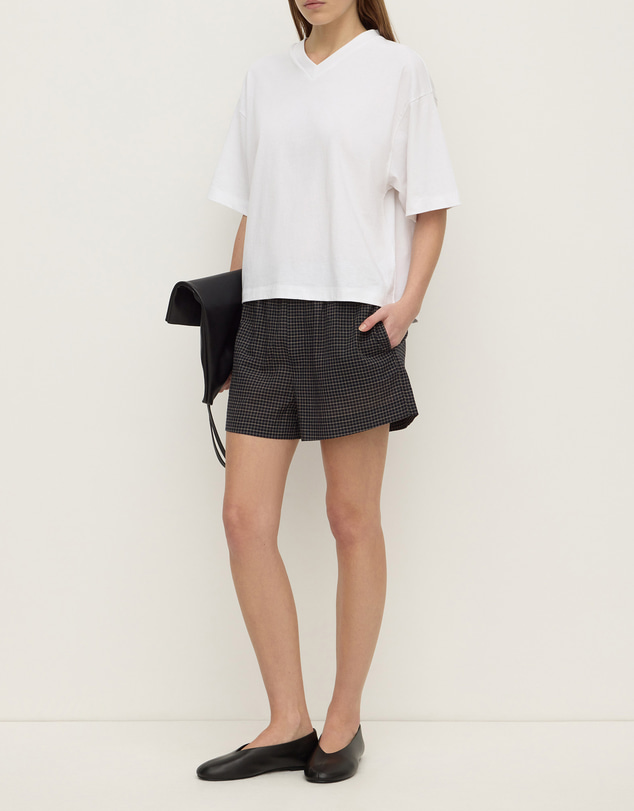Assembly Label - Iris Check Shorts