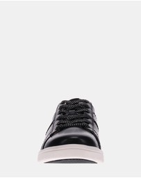 Mia Vita - Brooklyn Lace-Up Casual Sneaker - Black