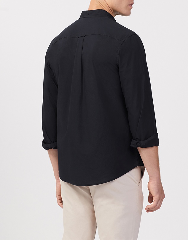 Van Heusen - Washed Sateen Twill Casual Shirt